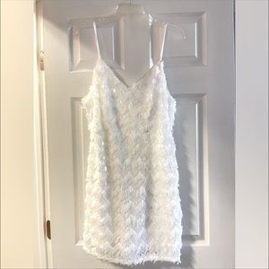 NWOT white cocktail dress size medium